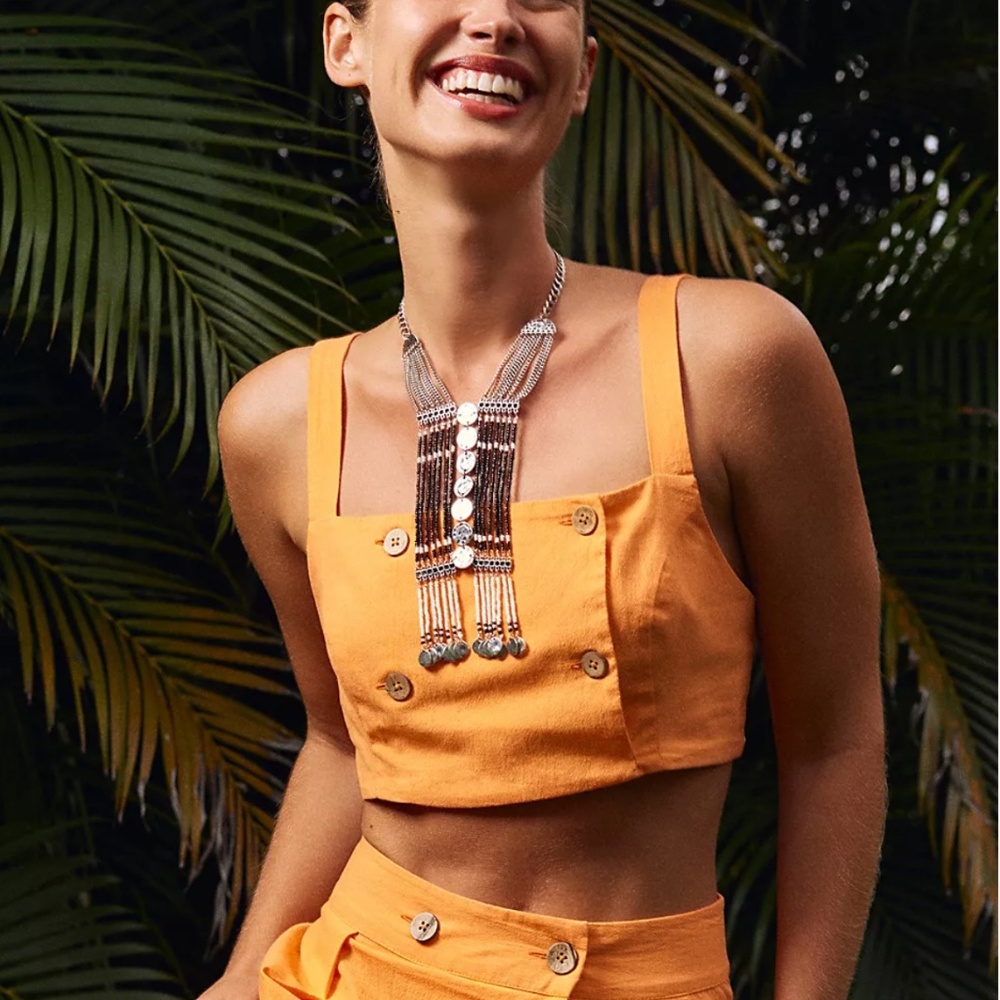 NWOT Sunrise beaded necklace by Free People